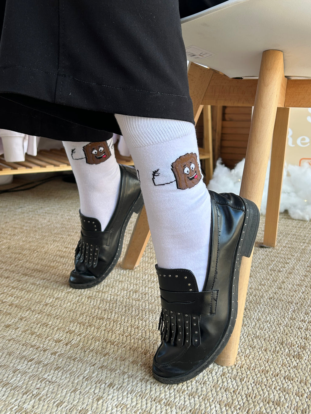 Chaussettes Unisexe - Café Cannelé